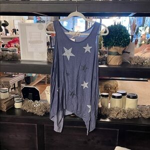 Vintage Blue Havana Top